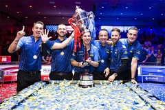 Kết quả billiard pool Mosconi Cup mới nhất 4/12: Châu Âu vô địch, Filler đoạt MVP