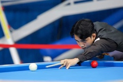 Chiêm Hồng Thái đánh bại số 1 thế giới người Hà Lan Dick Jaspers ở giải billiard carom 3 băng Sharm El Sheikh World Cup