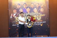 Kỷ lục gia Hữu Tú vô địch Tour 1 giải Billiards Hoàng Gia Championship thể loại Cadre 47/2