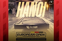 Trực tiếp vòng loại giải billiards KKing European Open 2024 hôm nay 12/07
