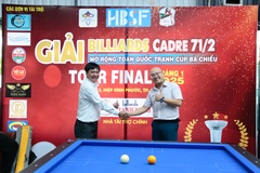 Khai mạc Giải Billiards Cadre 71/2 mở rộng toàn quốc tranh Cúp Bà Chiểu tour Final tháng 1/2025