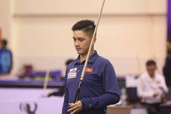 Thón Viết Hoàng Minh, Đoàn Minh Kiệt và Lê Hoàng Kim vào vòng loại thứ 3 giải billiards Anakara World Cup 2024