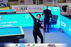 Chiêm Hồng Thái đánh bại đối thủ hạng 3 thế giới Dick Jaspers, thẳng tiến vào bán kết billiard 3C TP.HCM World Cup 2026
