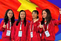 SEA Games 33: Tuyển nữ Việt Nam đoạt huy chương Bạc nội dung Cờ Nhanh Đồng đội Nữ ASEAN