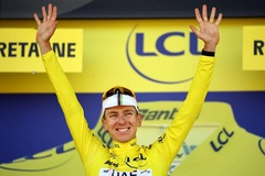 Đương kim vô địch Pogacar thắng chặng 7 và giành lại Áo vàng cuộc đua xe đạp Tour de France 2025