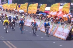 Martin Laas xuất sắc về nhất chặng 18 Cuộc đua xe đạp Cúp Truyền hình TPHCM 2024