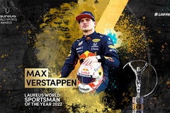 Tay đua F1 Verstappen thắng giải Oscar thể thao Laureus 
