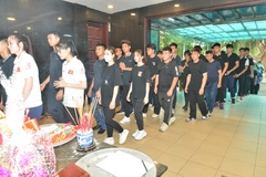 Hơn 200 HLV và VĐV đến viếng tài năng trẻ TDDC Nguyễn Minh Triết 