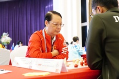 Đồng đội Nam Cờ chớp Makruk Việt Nam giành huy chương đồng SEA Games 33