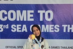Luluk mang về tấm huy chương vàng đầu tiên cho đội tuyển cử tạ Indonesia tại SEA Games 2025 ở Thái Lan