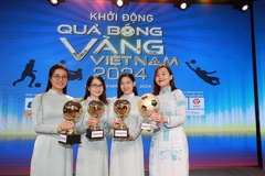 Giải thưởng Quả bóng vàng Việt Nam 2024: 12 hạng mục vinh danh tài năng bóng đá và futsal