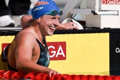 Kình ngư 9 lần vô địch bơi Olympic Ledecky đạt thành tích 1500m nhanh thứ 2 trong lịch sử tại giải Pro Swim
