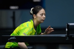 Park Gahyeon ngược dòng tuyệt vời khi giải bóng bàn WTT Muscat 2025 ghi nhận hàng loạt cú sốc