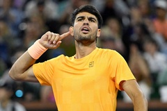 Carlos Alcaraz đạt chuỗi 15 trận bất bại: "Cỗ máy chiến thắng" tiến vào tứ kết quần vợt Indian Wells 2026