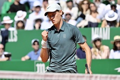 Quần vợt Monte-Carlo Masters: Jannik Sinner san bằng kỷ lục của "Bộ  3 vĩ đại" và tham vọng soán ngôi số 1 thế giới