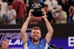 Tay vợt nghiệp dư "bỏ túi" 17,5 tỷ đồng do vô địch giải quần vợt 'One Point Slam' có các siêu sao Alcaraz và Sinner