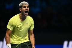 Alcaraz đánh bại Musetti tại giải quần vợt ATP Finals, chính thức trở thành số 1 đơn nam thế giới cuối năm 2025