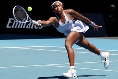 Số 3 thế giới Coco Gauff tiến vào vòng 2 giải quần vợt Úc mở rộng dù có chút chệch choạc