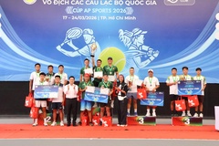 Giải Quần vợt Vô địch các CLB Quốc gia 2026: Khẳng định sức mạnh hệ thống phong trào và bài toán chuyên nghiệp hóa