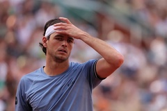 Bất ngờ lớn tại quần vợt Roland Garros: Hạt giống số 7 Taylor Fritz bị loại ngay từ vòng 1