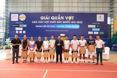 16 Tay vợt hàng đầu Việt Nam tranh tài Giải Quần vợt các Cây vợt xuất sắc quốc gia 2025