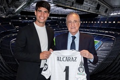 Carlos Alcaraz mang quần vợt vào "Thánh đường" Bernabeu: Khi thể thao hiện đại xóa nhòa mọi ranh giới