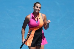 Aryna Sabalenka vào chung kết quần vợt Australian Open lần thứ 4 liên tiếp sau khi đánh bại Elina Svitolina