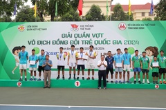 Giải quần vợt Vô địch Đồng đội trẻ Quốc gia 2024: TPHCM dẫn đầu với 4 ngôi vô địch