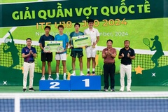 Quần vợt quốc tế ITF – J30 Ninh Bình 1 2024: Phạm La Hoàng Anh / Dương Hoàng Cương vô địch đôi nam