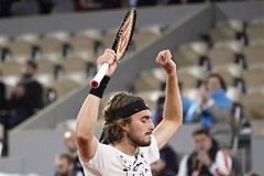 Kết quả tennis mới nhất 25/5: "Thần Hy Lạp" Tsitsipas thoát hiểm ở Roland Garros
