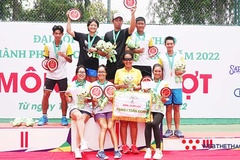 Kết quả và lịch thi đấu tennis Đại hội TDTT TPHCM 2022: Phú Nhuận quét sạch Vàng