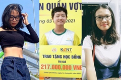 Top 3 người đẹp của tennis Việt Nam: Đào Minh Trang, Nguyễn Thị Mai Hương, Sĩ Bội Ngọc