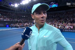 Tennis Brisbane International: Cựu số 1 thế giới Rafael Nadal bị cảnh cáo do đi vệ sinh quá lâu
