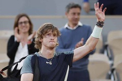 Kết quả tennis mới nhất 2/6: Sao Nga Rublev thua ở Roland Garros do yếu tâm lý