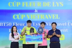 Giải quần vợt bãi biển quốc tế ITF - BT50 Cúp Vietravel 2024 để lại nhiều dấu ấn