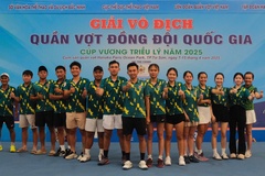 Hà Nội giành ngôi nhất toàn đoàn tại Giải Quần vợt Vô địch Đồng đội Quốc gia năm 2025 