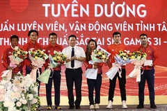 Đội tuyển tennis đạt thành tích cao tại SEA Games 31 được vinh danh ở Tây Ninh