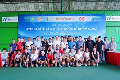 Mô hình xã hội hóa bền vững: Becamex Group đồng hành cùng hệ thống giải quần vợt ATF U14 Châu Á 1900