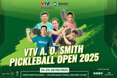 A. O. Smith là nhà tài trợ chính của giải đấu VTV A. O. Smith Pickleball Open 2025