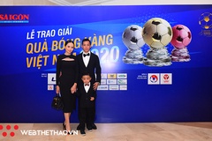 Gia đình Văn Quyết hội tụ ở Gala Quả bóng Vàng 2020
