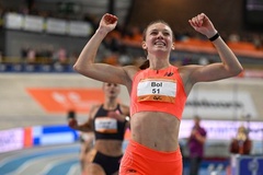 Kỷ lục thế giới chạy 400m nữ trong nhà bị phá tại Hà Lan
