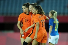 Nữ Hà Lan ghi nhiều bàn chưa từng thấy ở vòng bảng Olympic