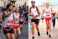 Cặp vợ chồng bị bắt quả tang chạy cùng số bib tại giải marathon