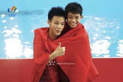 Hai cậu bé Việt 15 tuổi lần đầu giành HCĐ nhảy cầu SEA Games 31