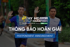 “Biến thể COVID-19” buộc Tay Ho Half Marathon 2021 phải hoãn