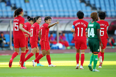 Tiền đạo nữ Trung Quốc lập hat-trick nhanh nhất Olympic 2021