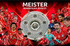 Bayern Munich lập kỷ lục Bundesliga về vô địch liên tiếp