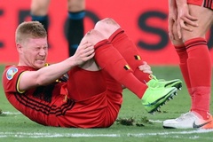 De Bruyne không chắc chơi vòng tứ kết EURO với Bỉ