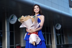Hoa hậu Việt Nam Đỗ Thị Hà sắc nước hương trời đến Côn Đảo dự Tiền Phong Marathon
