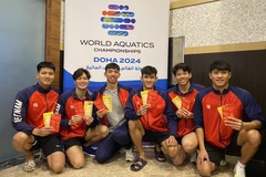 Đội tuyển bơi Việt Nam đón năm mới Giáp Thìn ở Qatar, sẵn sàng kiếm vé dự Olympic Paris 2024